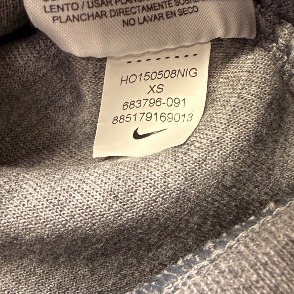 Nike Sportswear Tech Fleece Camo Sweatshirt Womens XS Grey Rear Zip Pullover - Picture 13 of 16
